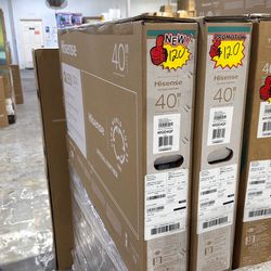 40” HISENSE QD4 $120