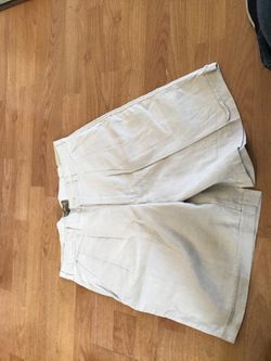 New khakis linen cotton shorts w30