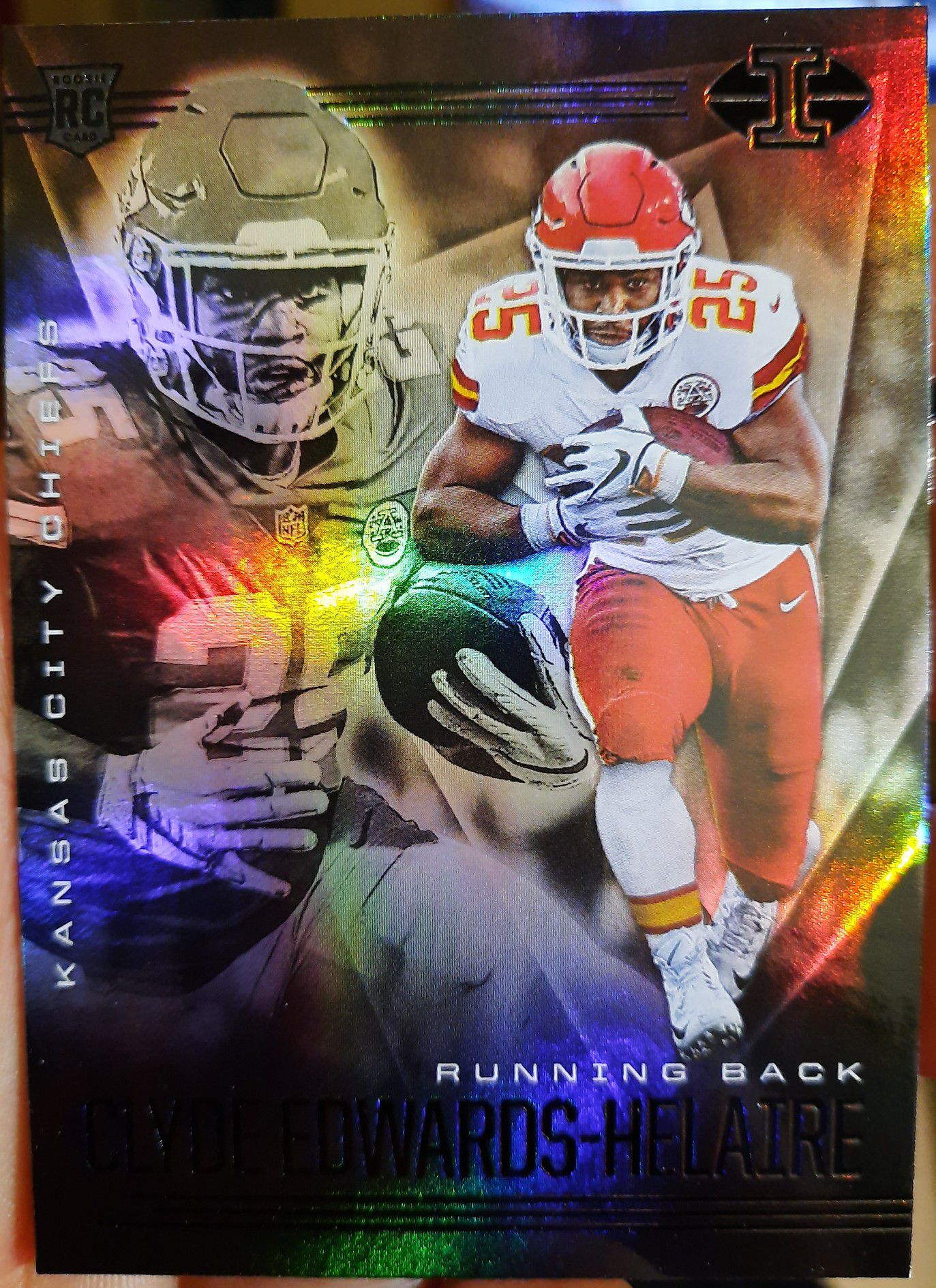 Clyde Edwards-Helaire #15 Rookie Card 2020 Panini Illusions Kansas City Chiefs Mint