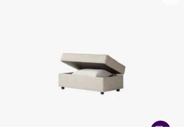 Upholstered Storage Ottoman with Lift Top