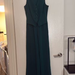 Green Pant Suit