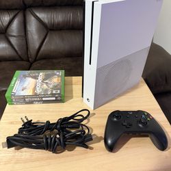 Xbox One S 500GB Bundle – Controller + 3 Games – Ready to Play