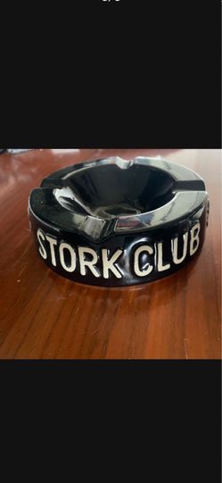 Vintage Original Stork Club Ash Tray From New York