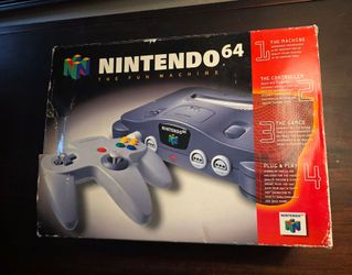 Nintendo 64 N64 Video Game Console Complete in Box CIB Rare