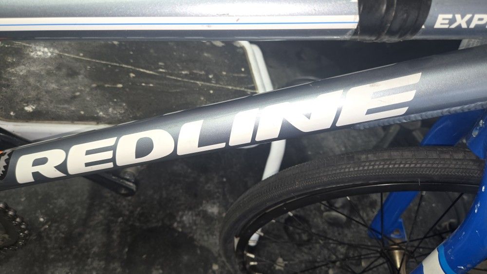 Kids redline, b m x bike, three piece cranks, clips, race ready