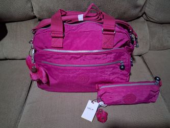 Kipling new weekend bag with case
