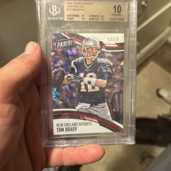 Tom Brady Cracked Ice /25 BGS 10