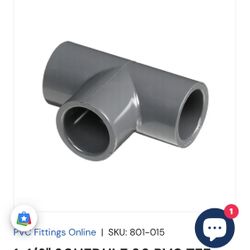 PVC Tee Fitting 1 1/2”