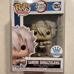 Sanemi Shinazugawa Funko Pop *MINT* Online Shop Exclusive Demon Slayer 1253 with Protector Tanjiro Inosuke Anime