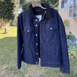 Men's XL American Eagle Jacket Sherpa Corduroy