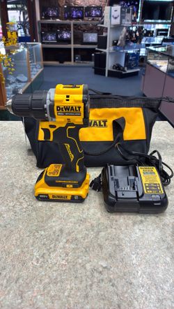 Dewalt DCD794 Atomic Compact Series 20V 1/2” Cordless Drill Driver with 1 2Ah Battery/Charger/Carry Bag (70513252)