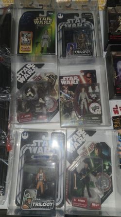 star wars 3.75, 6 convention exclusives