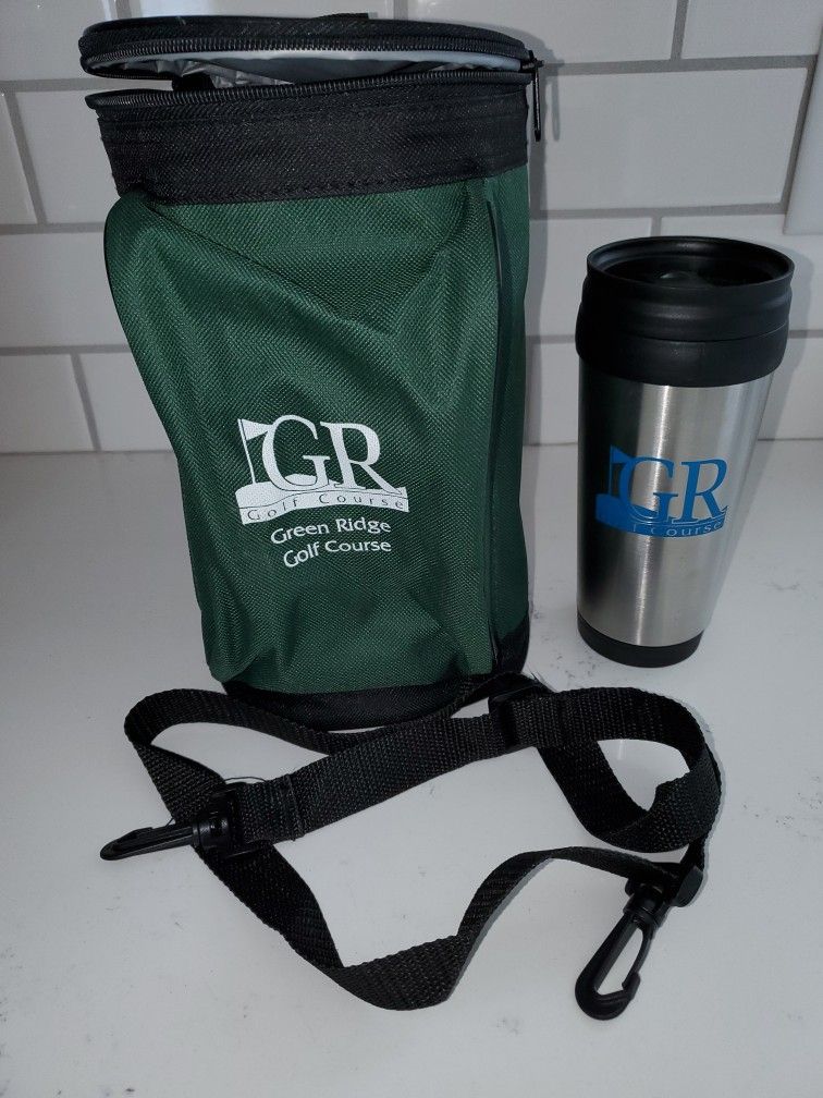 Green Ridge Golf Cooler Bag and Insulated Mug