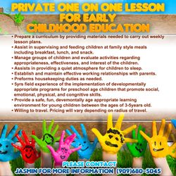 Private preschool teacher!