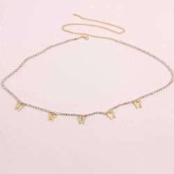 Gold Butterfly Waist Chain 