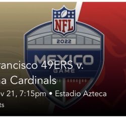 49ers vs Cardinals NFL MEXICO