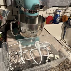 Kitchen Aid Mixer *with Ice Cream Attachments*