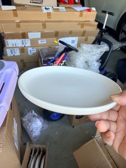 4* dinner plate and 4* salad plate （ceramic）