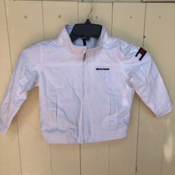 Kids White Tommy Hilfiger Jacket