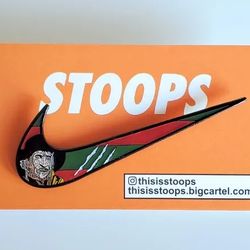 Freddy Krueger Swoosh Enamel Pin