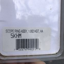 New Ruger Scope Ring Assy 1062 Hgt ,ha 5khm 