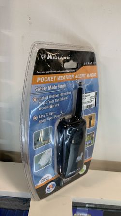 Pocket weather alert radio