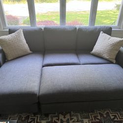 Couch With Storage Ottoman