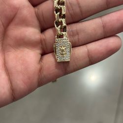 10k Chino Link Gold Braclet 