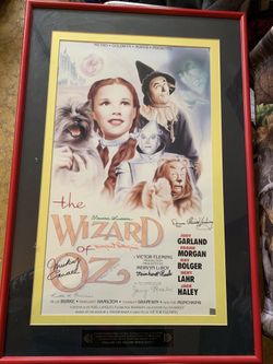 The wizard of oz memorabilia hand signed