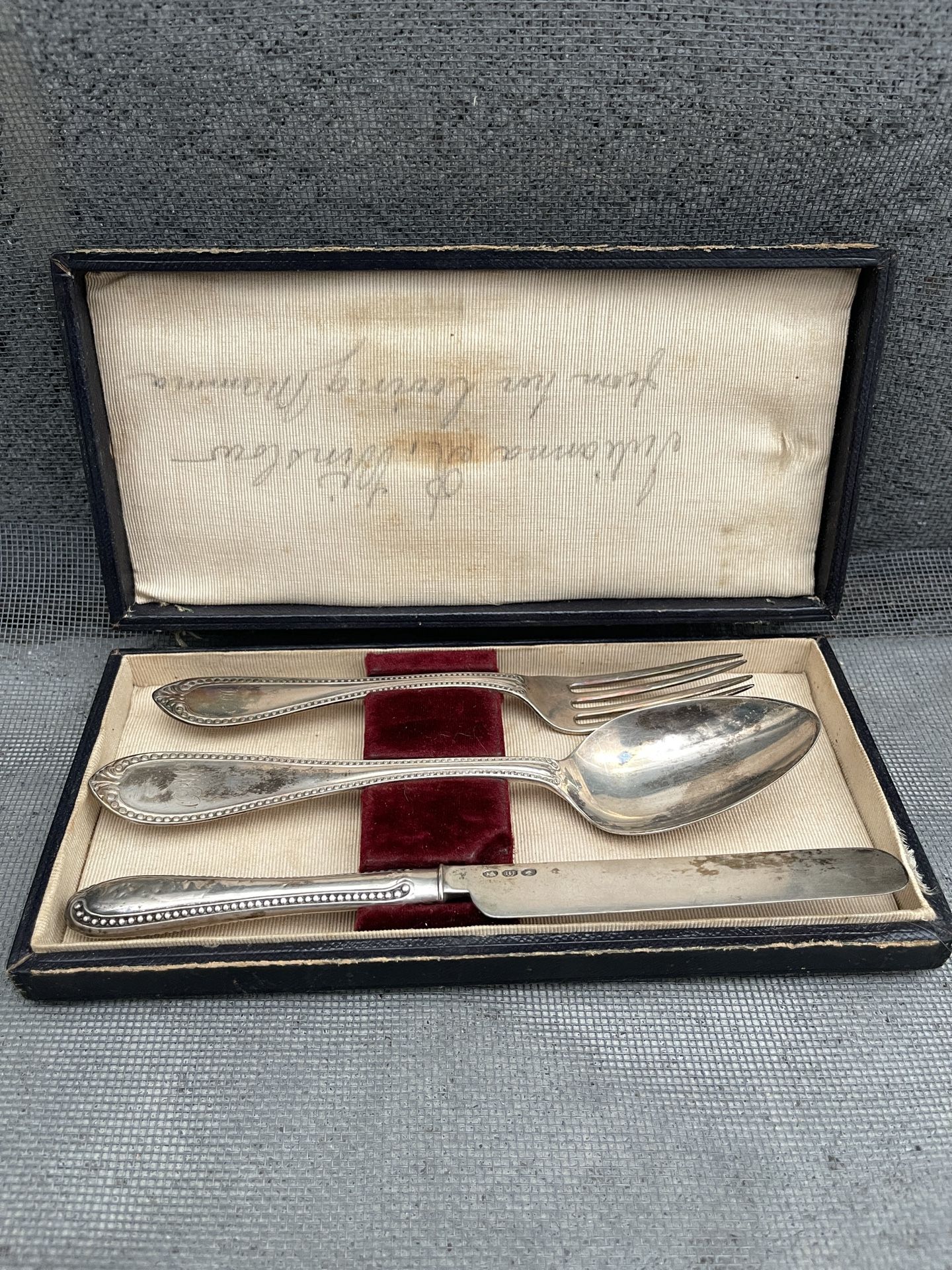 Antique Coin Silver Flatware Set, Pa, 1841 TCX1 (Coin)by THOMAS C GARETT & CO