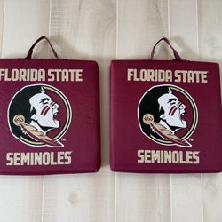 FSU - Florida State Seminoles Bleacher Cushions Set Of 2 