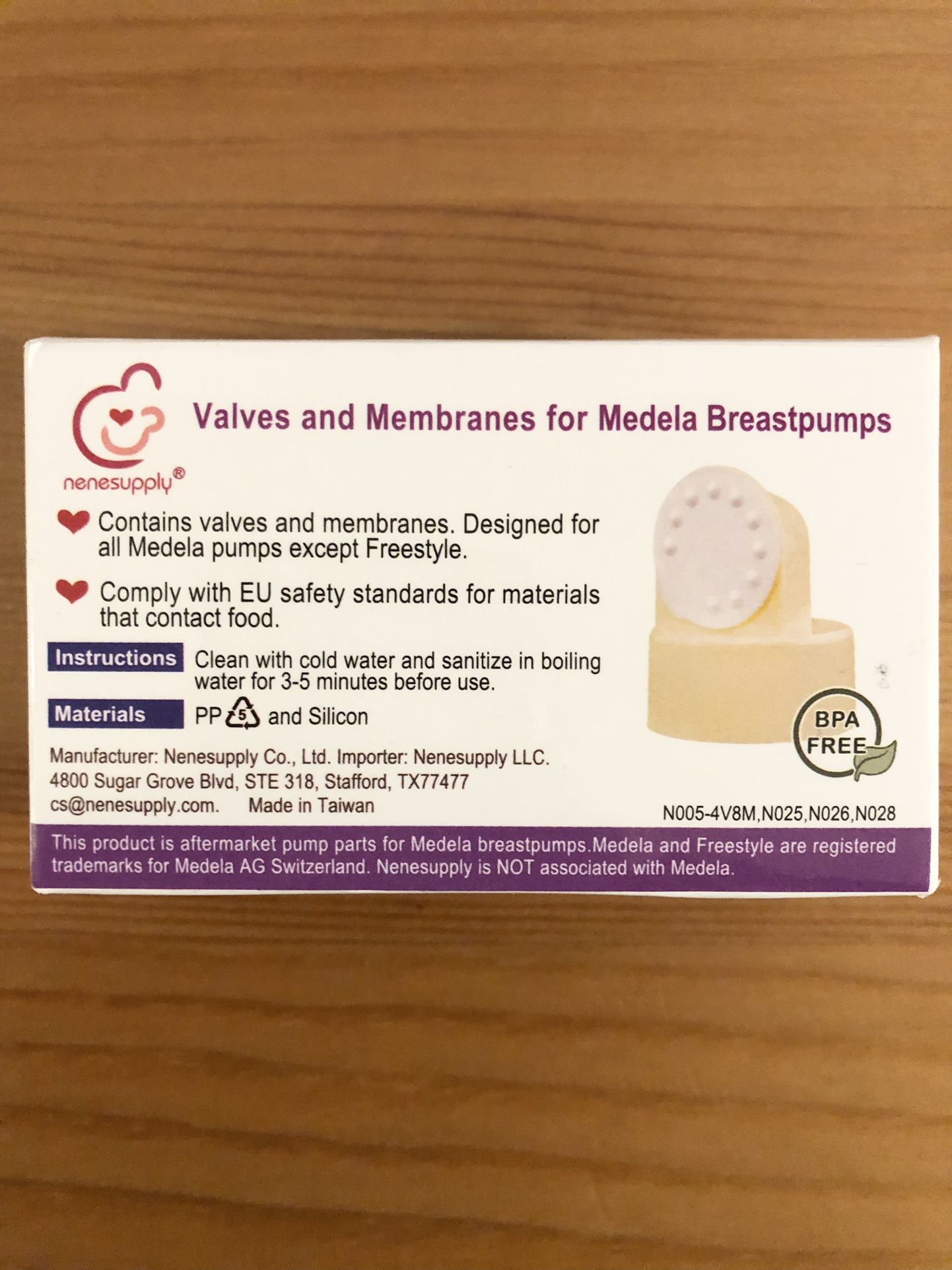 Nenesupply Membranes and Valves Compatible with Medela Breast Pumps