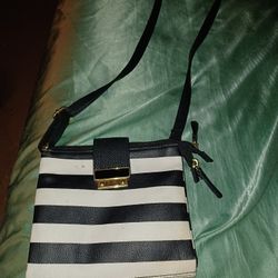 Striped Purse