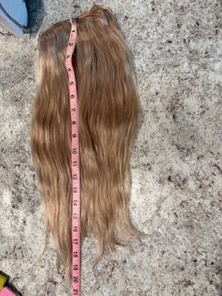 Real human hair wefts
