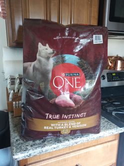 Bag of dog food