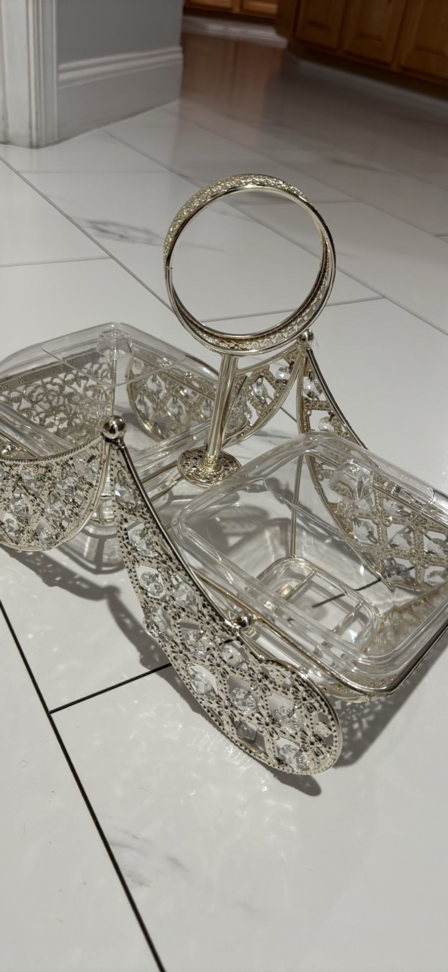 Crystal Dry Fruit Stand