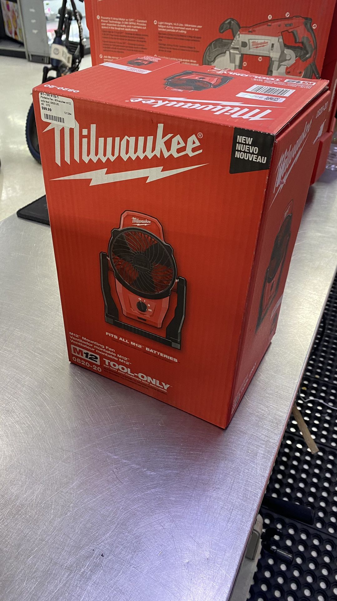 Brand New Milwaukee M12 Mounting Fan Tool Only 