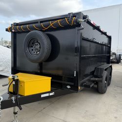 2025 Dump Trailer Bobcat Edition W Ramps