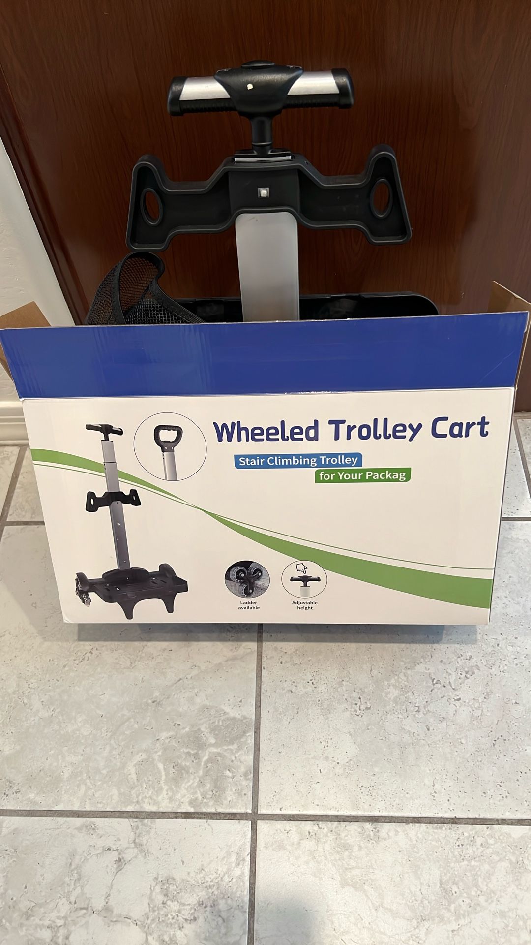 Backpack Trolley Wheeled Cart-Backpack Hand Truck