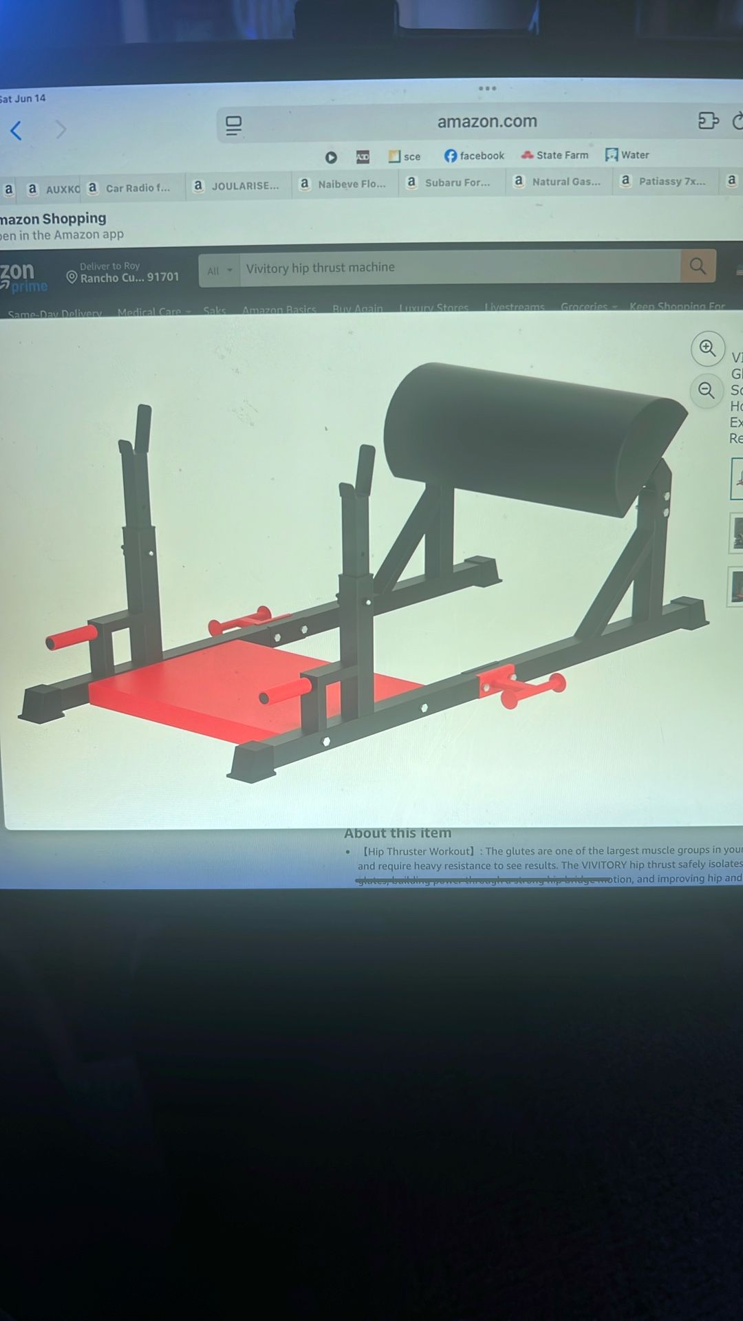 NEW Hip Thrust Machine. Glute Bridge Machine Sissy Squat Machine with Weight Holder, Heavy Duty Butt Exercise Equipment for High Resistance Glute Trai