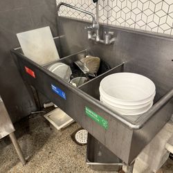 Three Compartment Sink 