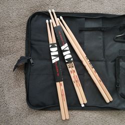 NEW Zildjian Stick Bag & NEW 3  Vic Firth 7AN  Sticks !  ALL ITEMS ARE NEW !!    Firm $20.00 ▪︎☆☆