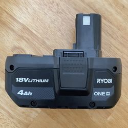 Ryobi 18V Battery 4 Amp