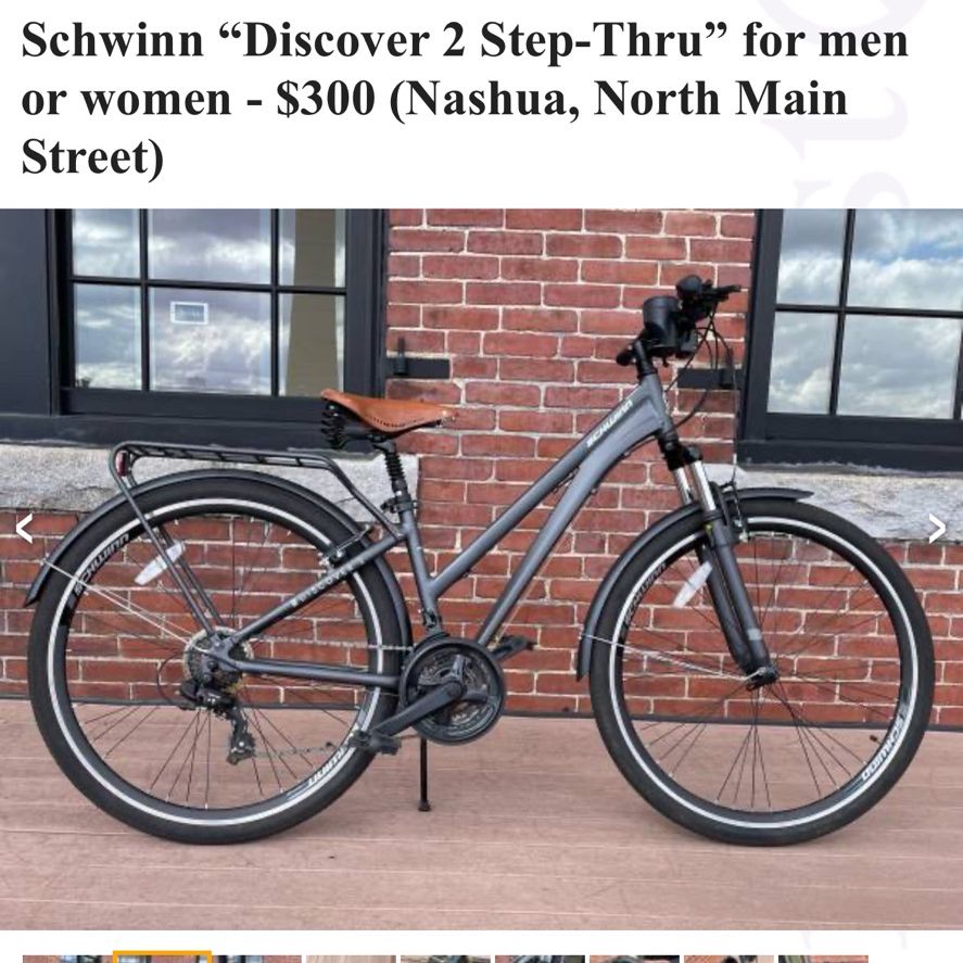 Schwinn Discover 2 Step Thru /Men/Women