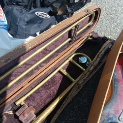 Vintage Olds Trombone Missing Mouth Piece