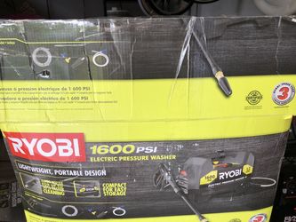 Ryobi 1600 psi electric pressure washer
