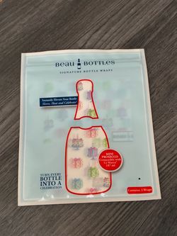 New Beau Bottles Prosecco Bottle Wraps