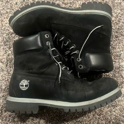 Black Timberland Boots Size 9