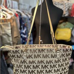 Mk Tote Bag With Chain 