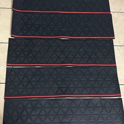 Spurtar 35" x 10" Rubber Stair Treads, 5Pack Outdoor Stair Treads Non-Slip Truck Runner NEW
